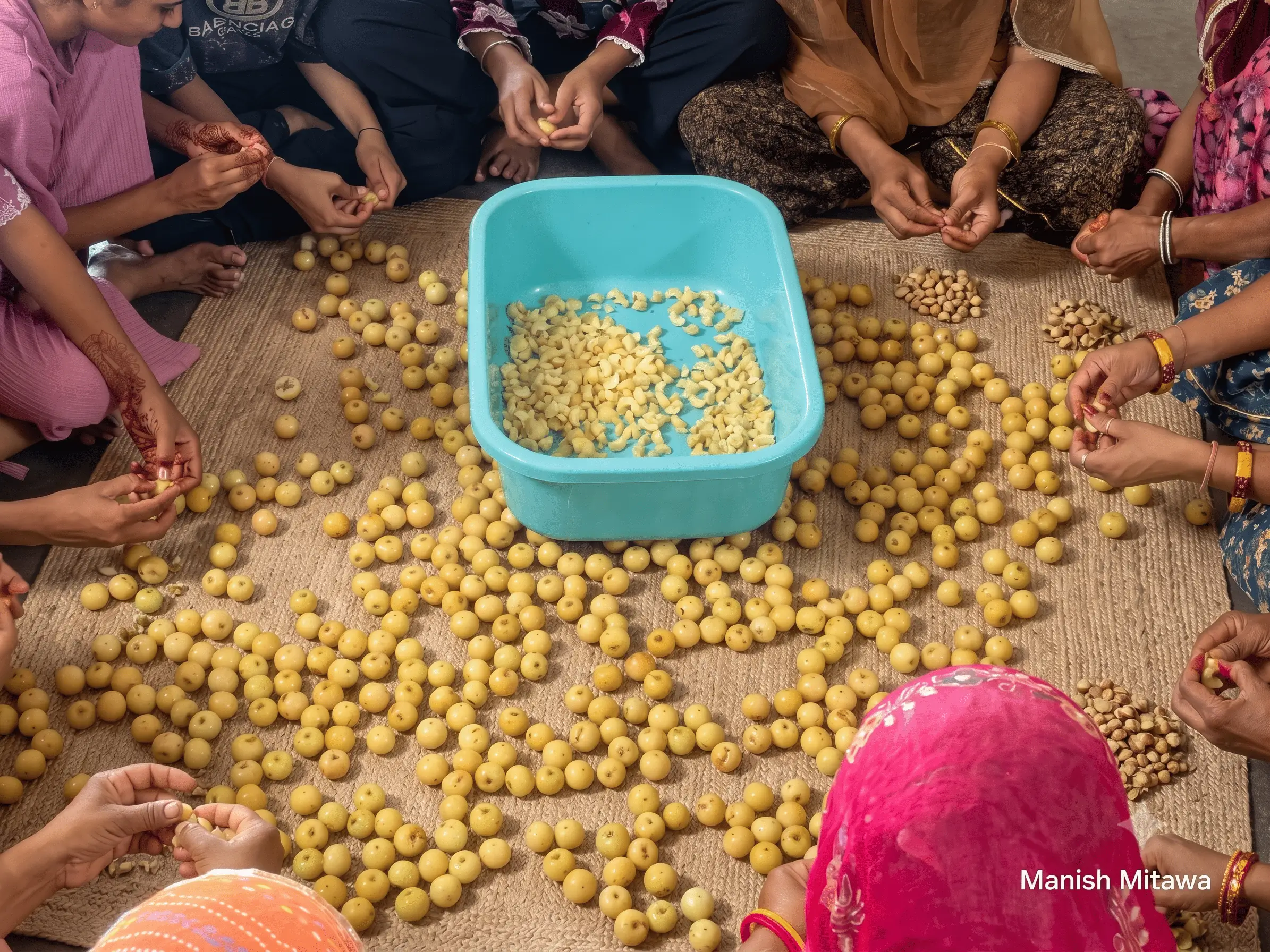 Traditional Organic Amla Processing